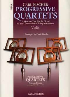 Progressive Quartets For Strings - Violons Doris Gazda Partition
