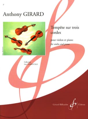 Tempête sur trois cordes Anthony Girard Partition Violon