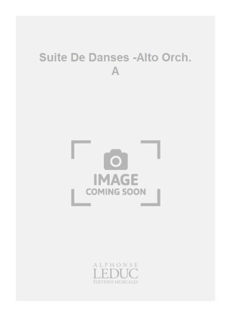 Suite de Danses - Alto Pierre-Max Dubois Partition Alto