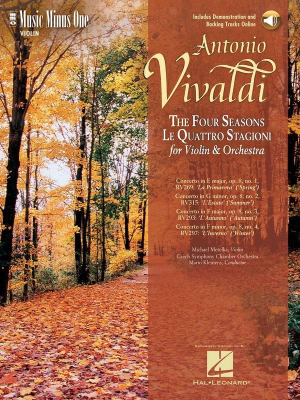 Les quatres saisons - avec MP3 VIVALDI Partition