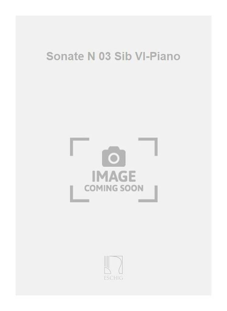 1er Livre de sonates, op. 3 n° 3 LECLAIR Partition Violon