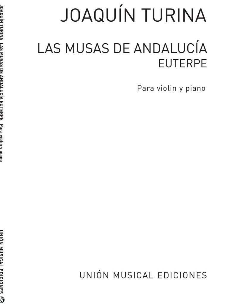 Euterpe en plena fiesta op. 93 n° 2 TURINA Partition Violon