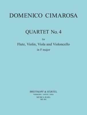 Quartet n° 4 in F major - Parts CIMAROSA Partition Quatuors