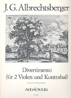 Divertimento in D-Dur - 2 Violen Kontrabass - Partitur + Stimmen