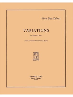 Variations Pierre-Max Dubois Partition Hautbois
