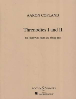 Threnodies 1 and 2 - Flute String trio - Parts + Score - COPLAND