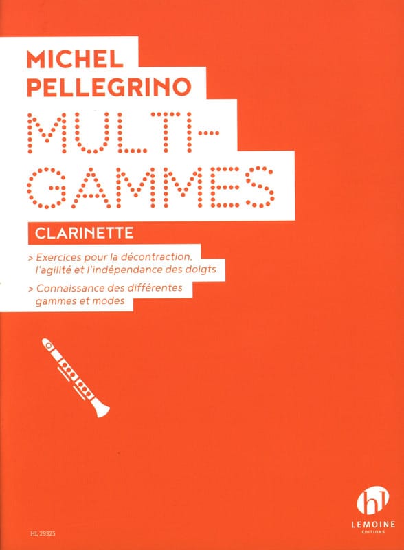 Multi-Gammes Michel Pellegrino Partition Clarinette