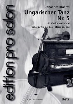 Ungarischer Tanz N° 5 BRAHMS Partition Violon