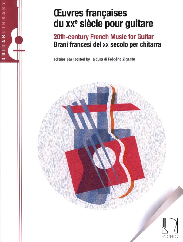 Oeuvres françaises du 20e Siècle pour Guitare - Partition - Guitare