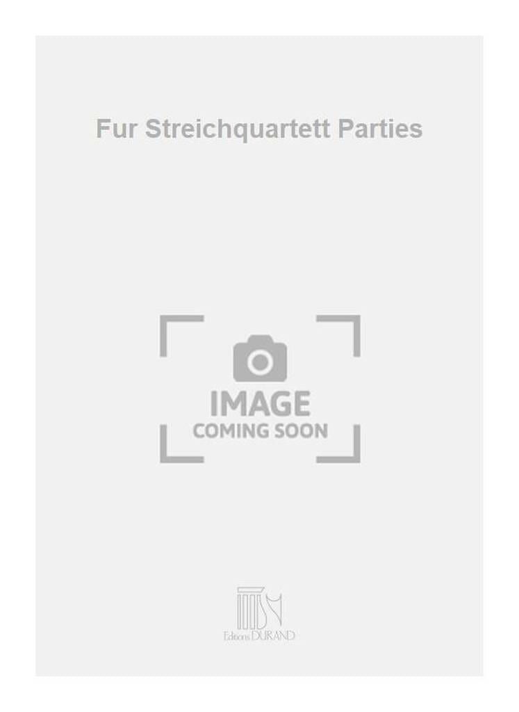 FĂŒr Streichquartett - Parties Gerd KĂŒhr Partition Quatuors