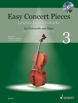 Easy Concert Pieces Volume 3 - Violoncelle et piano Partition Violon
