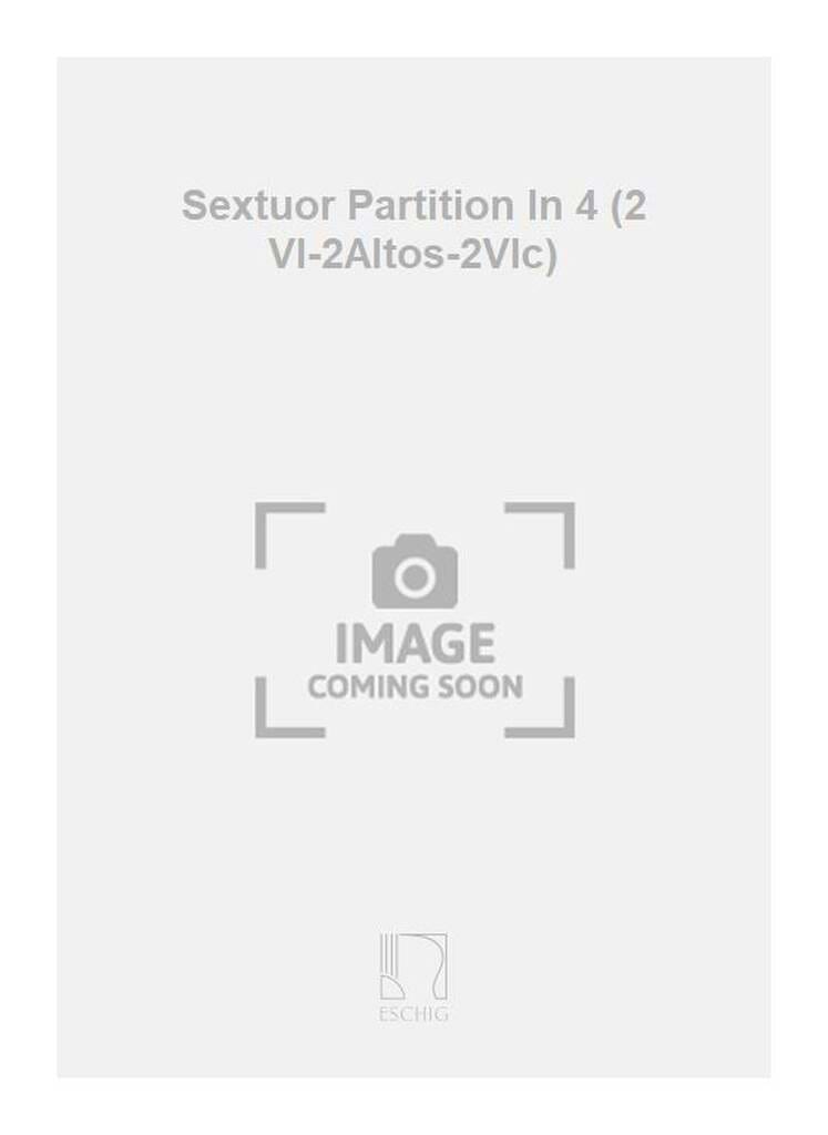 Sextuor - Partition Jacques Boisgallais Partition Grand format