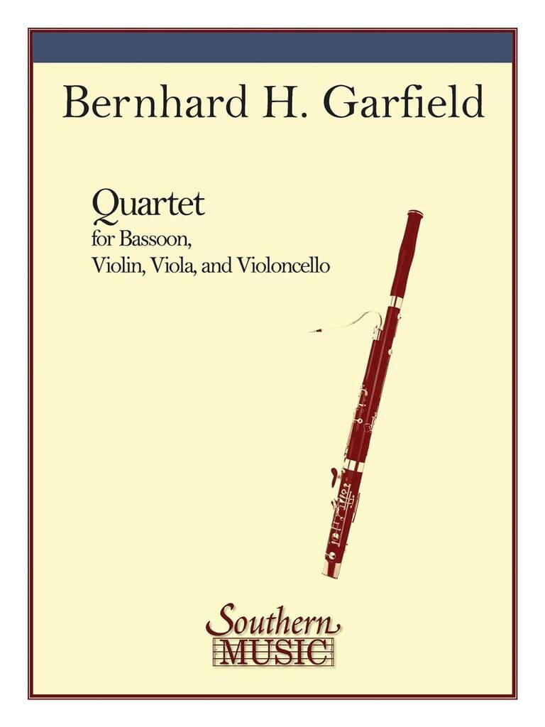 Quartet for bassoon and strings Bernard Garfield Partition Quatuors