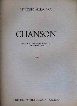 Chanson Vittorio Fellegara Partition Grand format