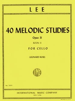 40 Melodic Studies op. 31 - Volume 2 - Sebastian Lee - Partition