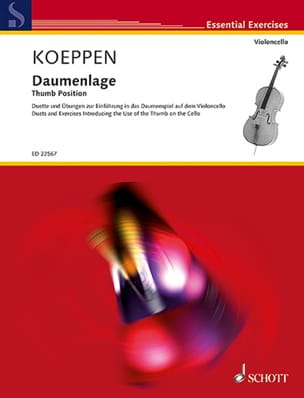 Daumenlage Gabriel Koeppen Partition Violoncelle