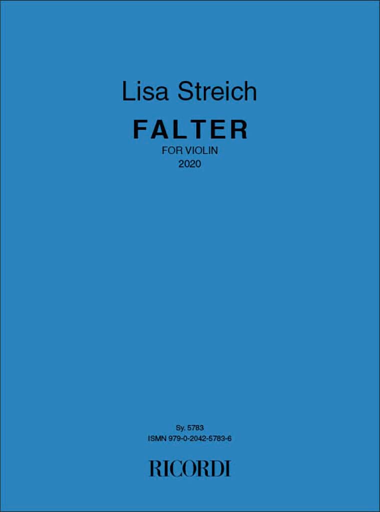 Falter lisa Streich Partition
