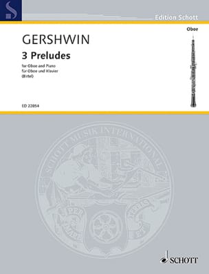 3 Préludes GERSHWIN Partition Hautbois