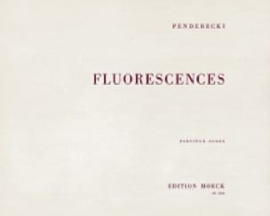 Fluorescences für Orchester - Partitur - PENDERECKI - Partition