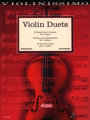 Violin Duets - Intermediate Partition Violon