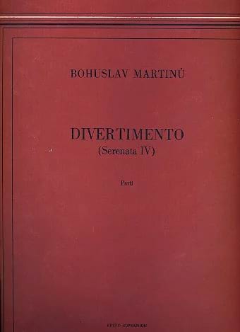 Divertimento Serenata 4 - 2 Hautbois-Cordes-Piano - MARTINU