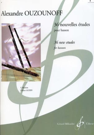 36 Nouvelles Etudes volume 1 Alexandre Ouzounoff Partition Basson