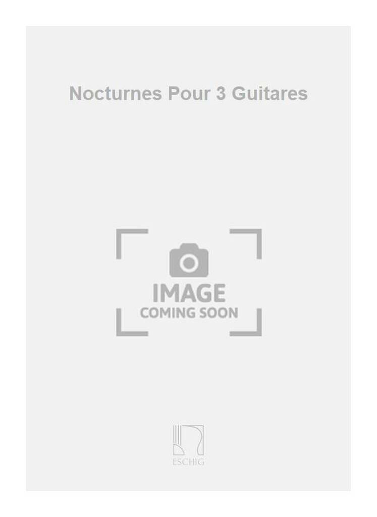 Nocturnes Jean-Jacques Werner Partition Guitare