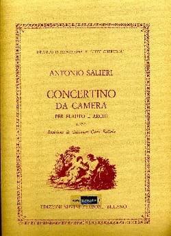 Concertino da camera - Partitura SALIERI Partition Grand format