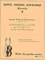 34 Movements in 5 Suites op. 31 - Volume 1 - BOISMORTIER - Partition
