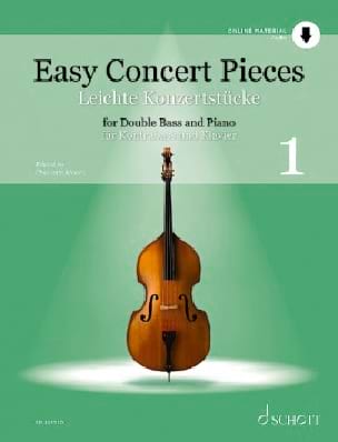 Easy Concert Pieces 1 - Contrebasse et Piano Partition Contrebasse