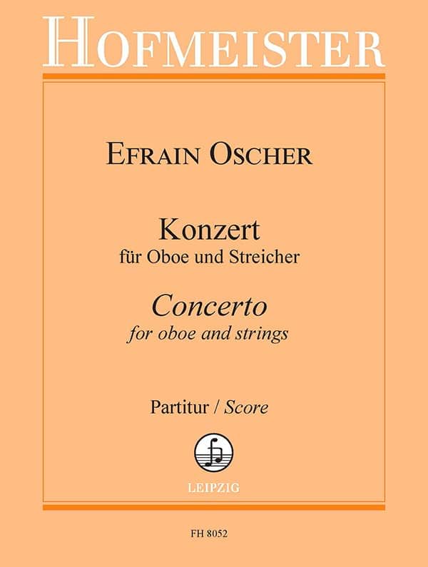 Concerto pour Hautbois et Cordes - Conducteur - Efrain Oscher