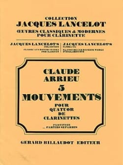 5 Mouvements - Parties et Conducteur - Claude Arrieu - Partition