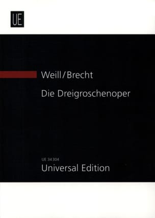 Die Dreigroschenoper WEILL Partition Petit format