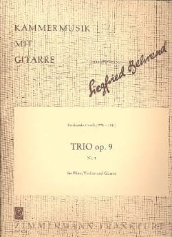 Trio op. 9 Nr. 1 - Flöte, Violine u. Gitarre - Ferdinando Carulli