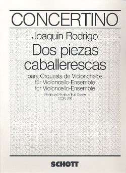 Dos piezas caballerescas - Partitur RODRIGO Partition Grand format