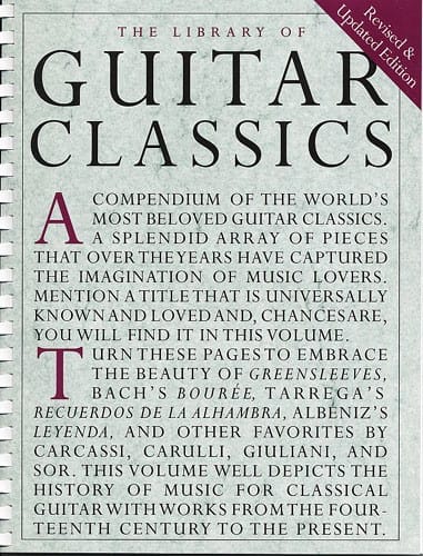 Library of Guitar classics Partition Guitare
