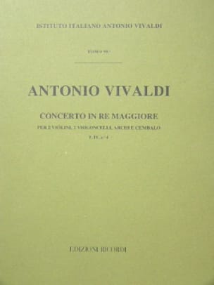 Concerto en Ré Maj. - F. 4 N° 4 - Partitura - VIVALDI - Partition