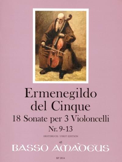 18 Sonate per 3 Violoncelli - Cinque Ermenegildo del - Partition