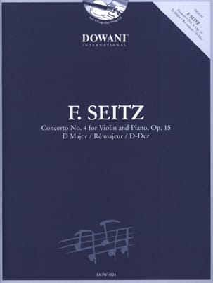 Concerto N°4 Op.15 en Ré Maj. Friedrich Seitz Partition Violon