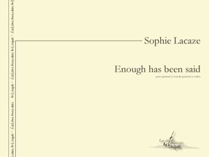 Parcourir les pages Enough has been said - Sophie Lacaze - Partition - Grand format