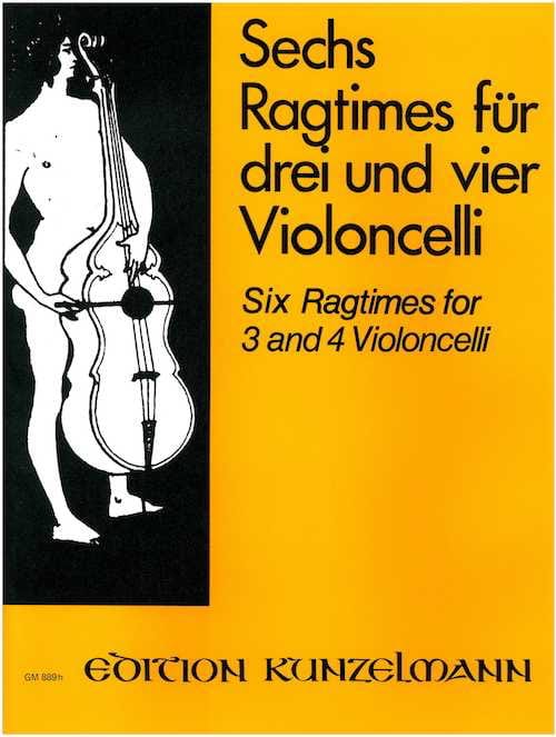 6 Ragtimes Werner Thomas-Mifune Partition Violoncelle
