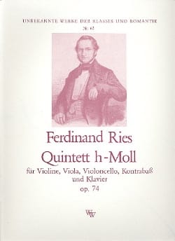 Quintett h-moll op. 74 - Klavier Violine Viola Cello Kontrab.