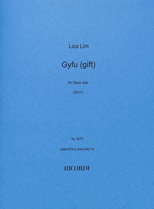 Gyfu (Gift) Lim Liza Partition Hautbois