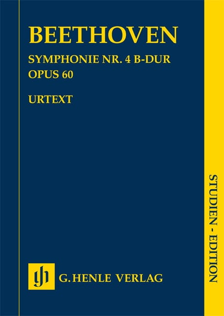 Symphonie n° 4 - Pocket Score BEETHOVEN Partition Petit format