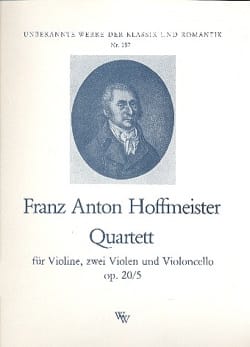 Quartett op. 20 Nr. 5 - Stimmen HOFFMEISTER Partition Quatuors