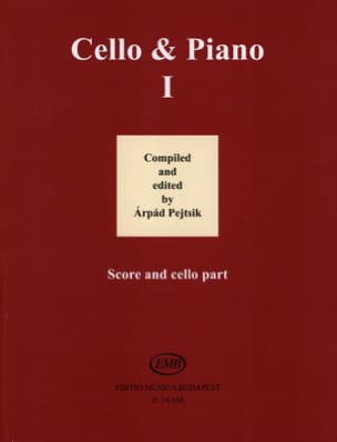 Cello & Piano Vol. 1 Arpad Pejtsik Partition Violoncelle