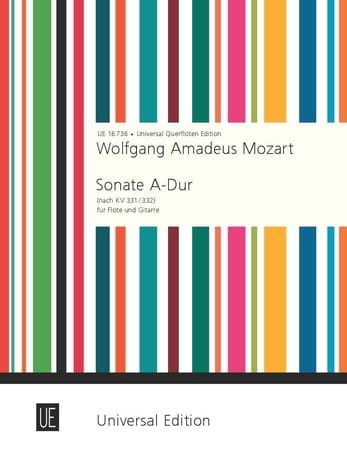 Sonate A-Dur nach KV 331/332 - Flöte Gitarre