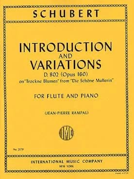 Introduction et Variations Op.160 - D.802 - SCHUBERT - Partition