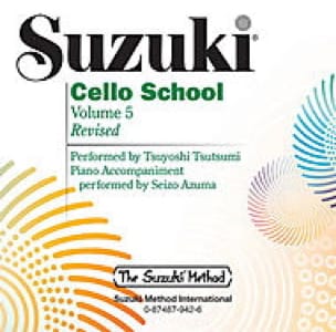 Cello School Volume 5 - CD Tsutsumi SUZUKI Partition Violoncelle
