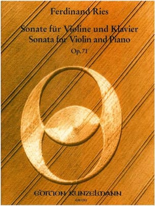Sonate op. 71 Ferdinand Ries Partition Violon